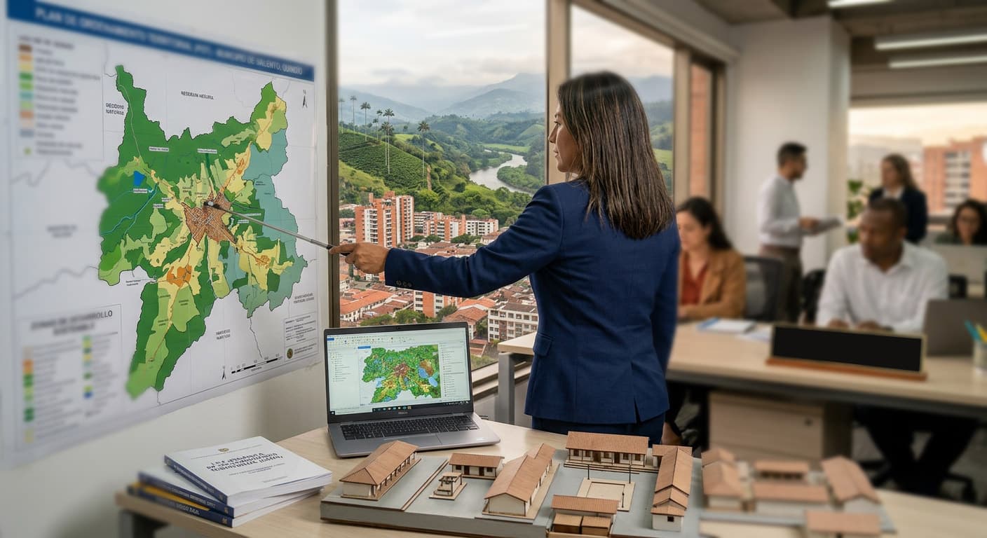 Equipo técnico de Terridata trabajando en campo con administraciones municipales